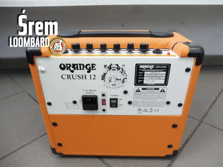 WZMACNIACZ PIECYK ORANGE CRUSH 12L, KOMPLET, STAN BDB!