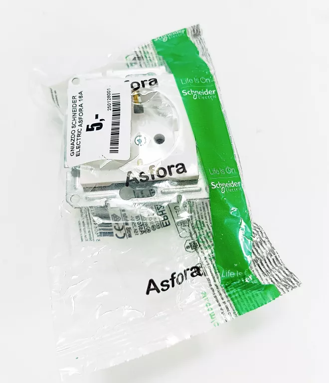 GNIAZDO SCHNEIDER ELECTRIC ASFORA 16A UP BIAŁE EPH2970121D