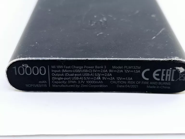 POWERBANK XIAOMI 10000 MAH PLM13ZM 18W FAST CHARGE