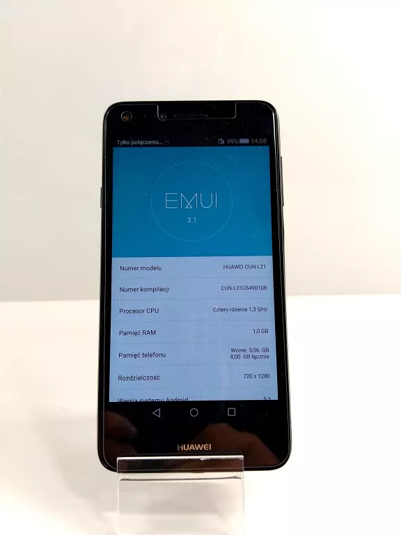 HUAWEI Y5 II 4G(LTE) 1/8GB CUN-L21 CZARNY