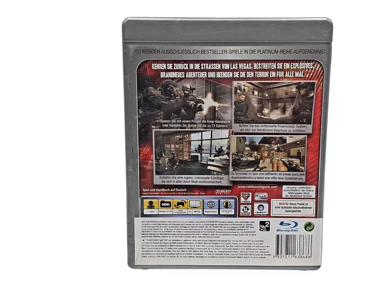 GRA NA PS3 TOM CLANCY'S RAINBOW SIX VEGAS 2 PLATINUM