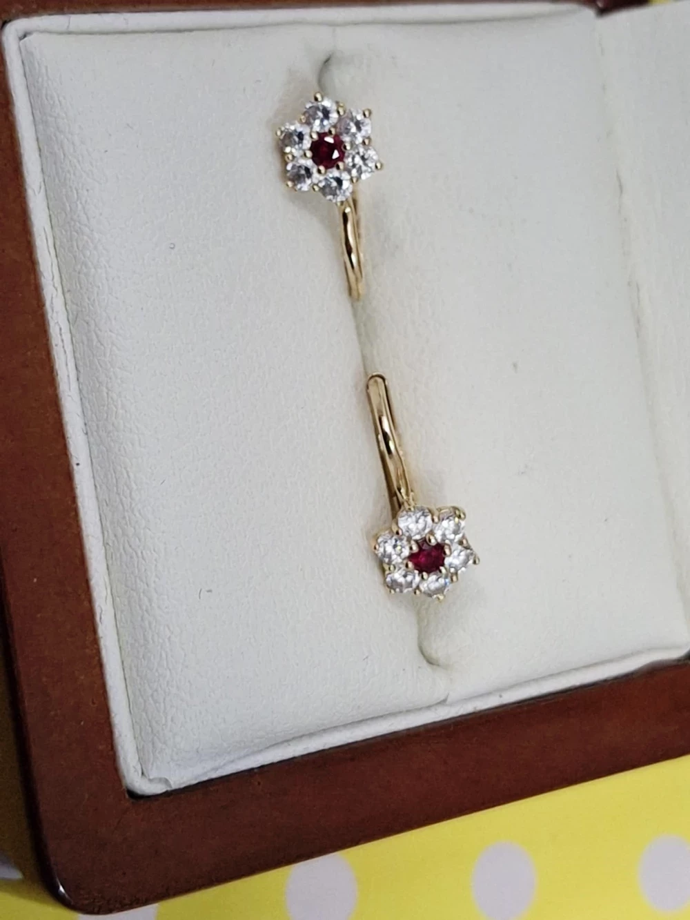 sliczne-zlote-kolczyki-z-czerwonym-oczkiem-585-rodzaj-zapiecia-2207-4