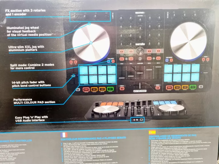 RELOOP BEATMIX 4 MK2 - KONTROLER DJ-SKI 4-KANAŁOWY