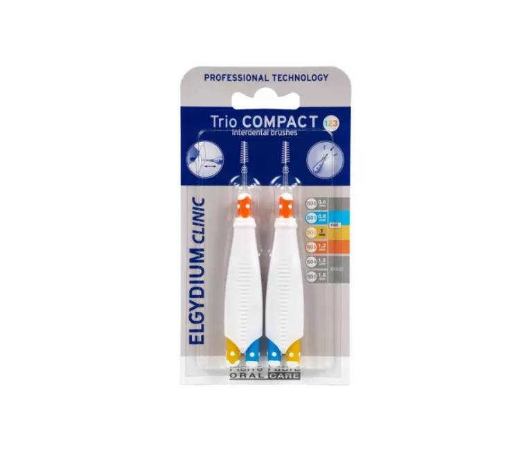 ELGYDIUM CLINIC TRIO COMPACT 123 SZCZOTECZKI 2SZT.