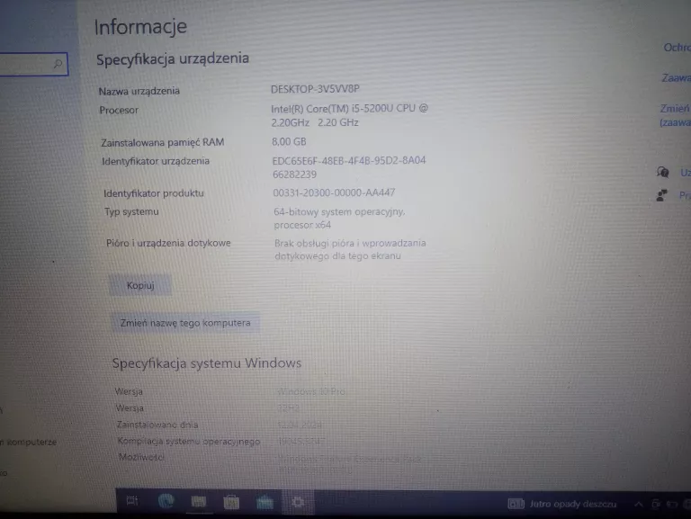 ŚWIETNY LAPTOP LENOVO B50-80 I5/8 RAM/ 128 SSD