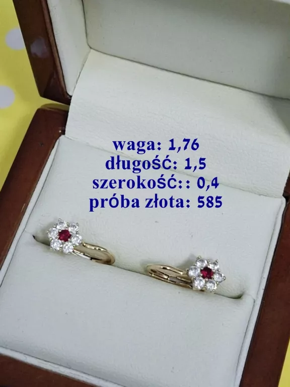 sliczne-zlote-kolczyki-z-czerwonym-oczkiem-585-warszawska-12-wieruszow-ev