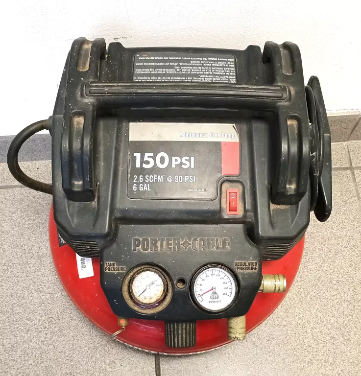 50 PSI 2,6 CFM 90 PSI 6 GAL SPRĘŻARKA