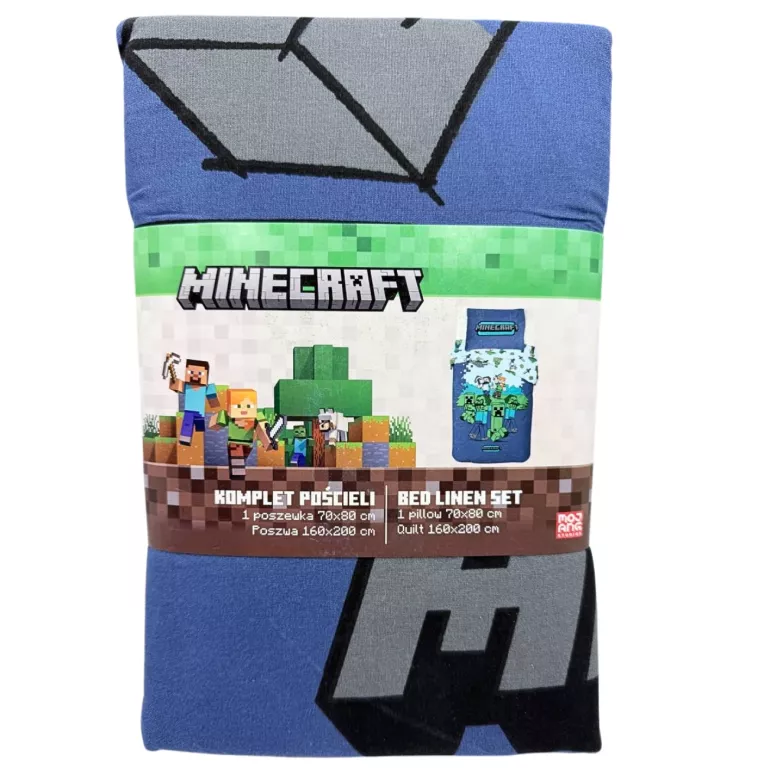 KOMPLET POŚCIELI MINECRAFT SINSAY HOME / 160X200 CM