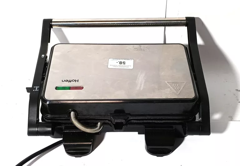 SKŁADANY GRILL ELEKTRYCZNY HOFFEN SG-4433 CZARNY 1000 W
