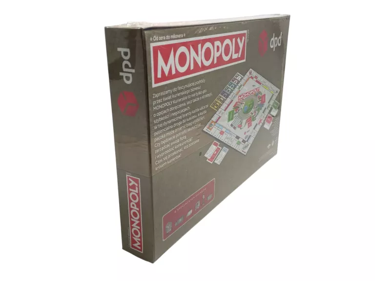 GRA PLANSZOWA MONOPOLY: DPD EDITION - ZAFOLIOWANA!