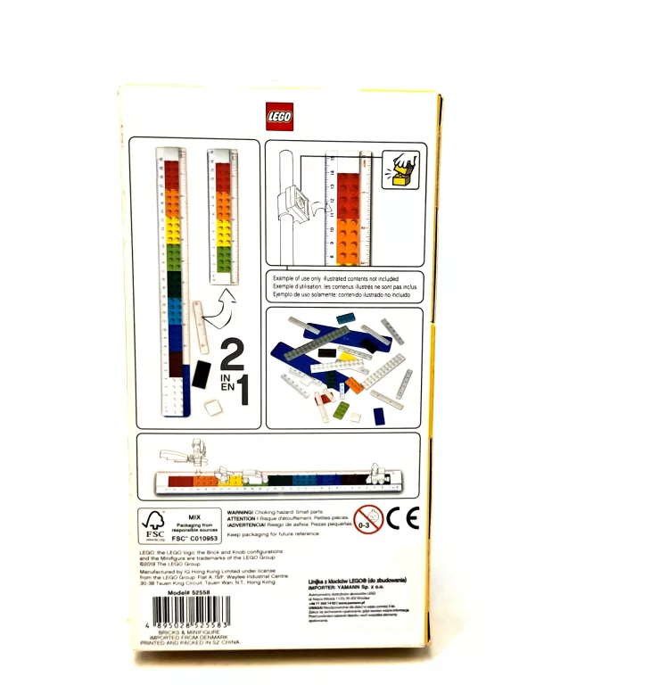 LEGO 5007195 LINIJKA DO SKONSTRUOWANIA Z MINIFIGURKĄ