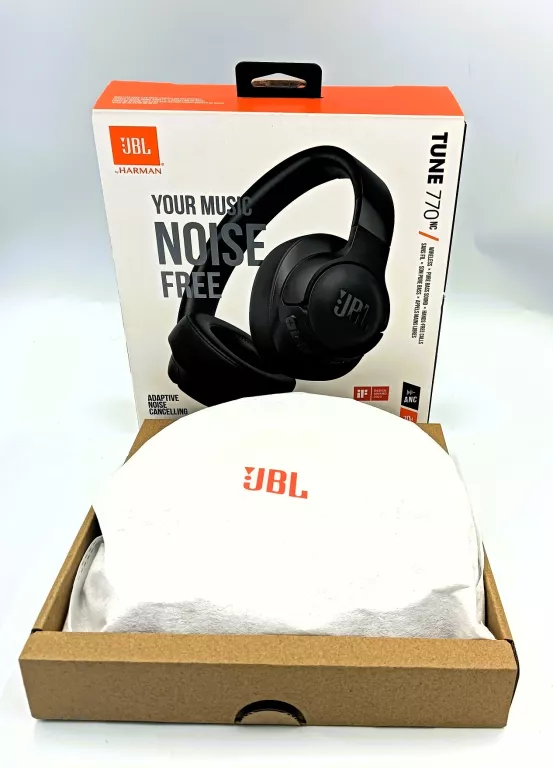 SŁUCHAWKI BEZPRZEWODOWE JBL TUNE 770NC ANC NAUSZNE BLUETOOTH Z MIKROFONEM