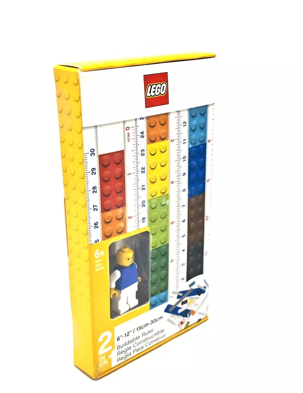 LEGO 5007195 LINIJKA DO SKONSTRUOWANIA Z MINIFIGURKĄ