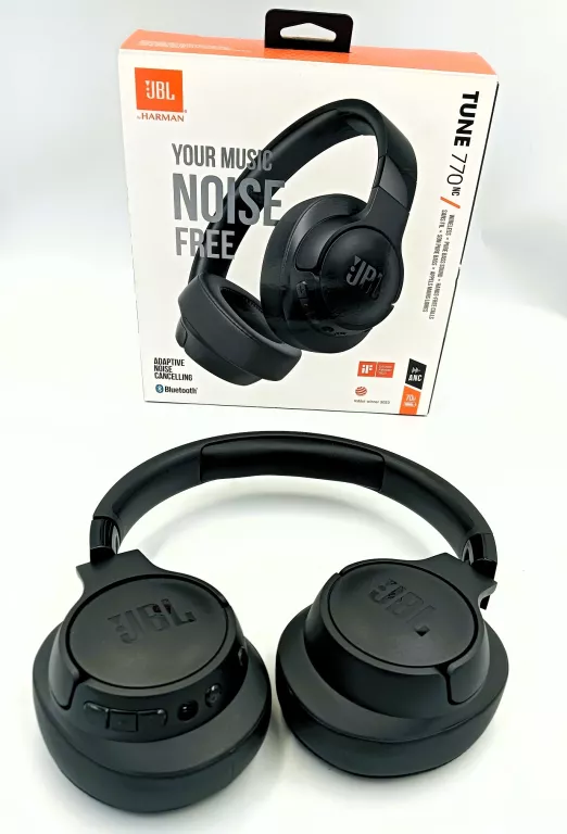SŁUCHAWKI BEZPRZEWODOWE JBL TUNE 770NC ANC NAUSZNE BLUETOOTH Z MIKROFONEM