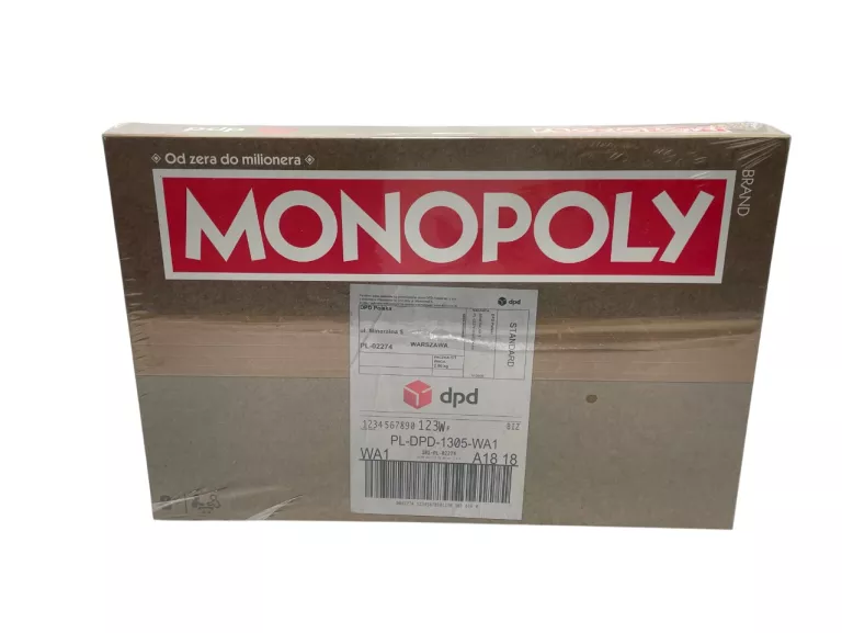 GRA PLANSZOWA MONOPOLY: DPD EDITION - ZAFOLIOWANA!