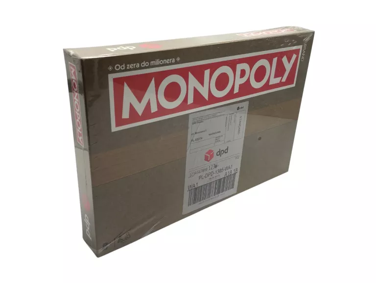 GRA PLANSZOWA MONOPOLY: DPD EDITION - ZAFOLIOWANA!