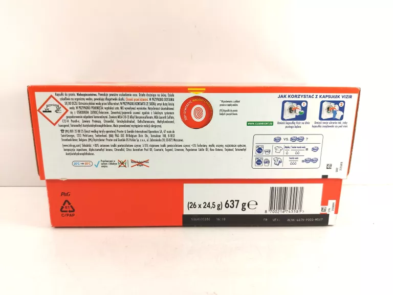 KAPSUŁKI DO PRANIA VIZIR + FAIRY EFEKT 26SZT PLATINUM PODS