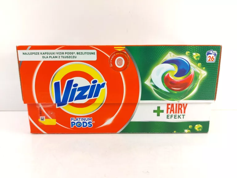 KAPSUŁKI DO PRANIA VIZIR + FAIRY EFEKT 26SZT PLATINUM PODS