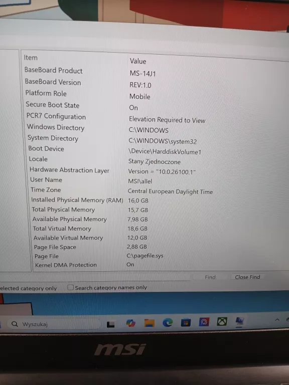 MSI MODERN 14 I5-1235U/16GB/512/WIN11