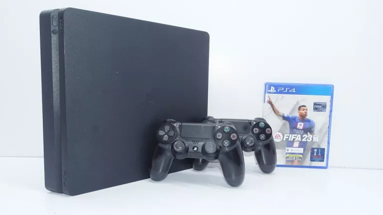 KONSOLA PS4 SLIM 500GB CUH-2216A 2 PADY FIFA 23