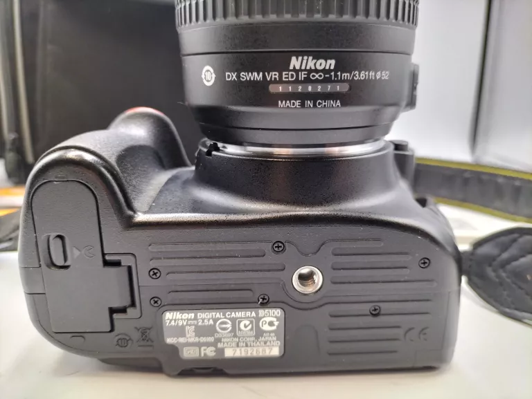 APARAT NIKON D5100 OBIEKTYW NIKKOR AF-S 55-200MM PLECAK FILTRY
