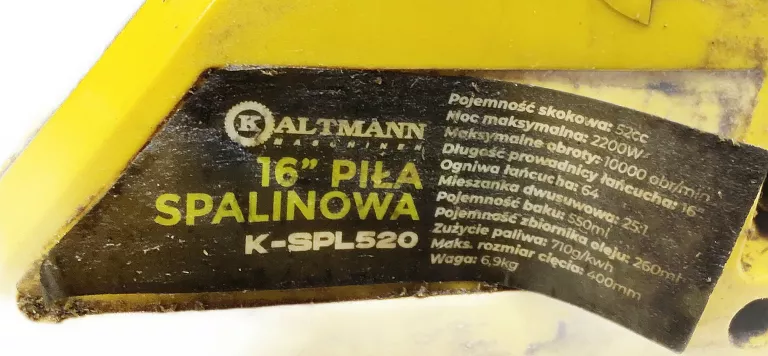 PIŁA SPALINOWA KALTMANN K-SPL520