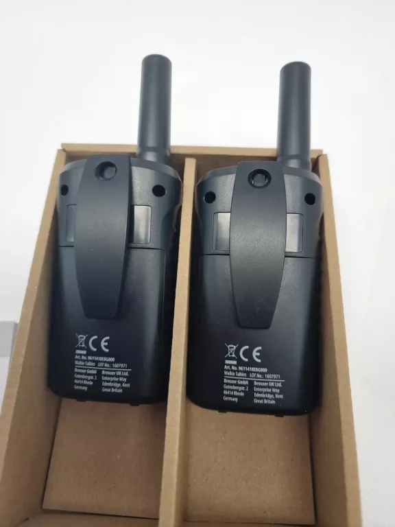 KRÓTKOFALÓWKI WALKIE TALKIE BRESSER JUNIOR ZESTAW CZERWONY