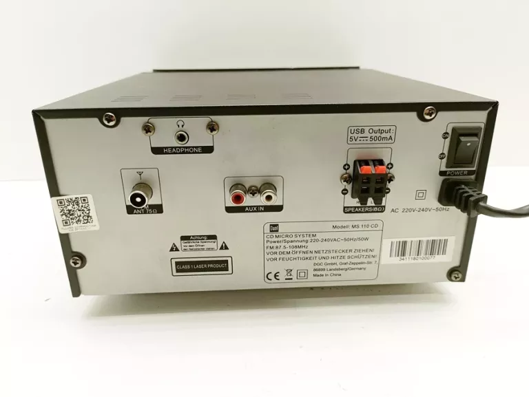 DUAL WIEŻA DVD-MS 110 HDMI USB AUX 50W PUD