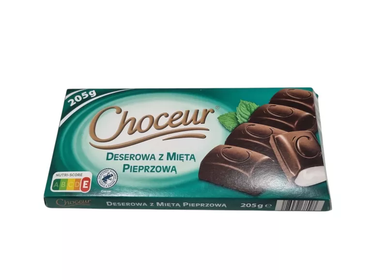CZEKOLADA CHOCEUR DESEROWA Z MIĘTĄ PIEPRZOWĄ 205GR