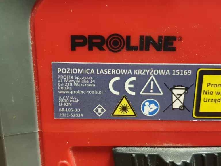 LASER KRZYŻOWY PROLINE 15169 SKOS 3D 360 ZIELONY