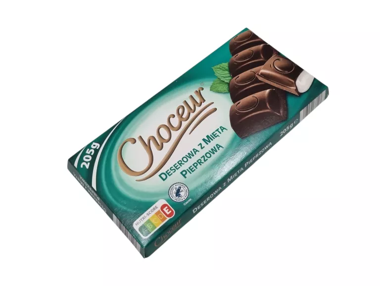 CZEKOLADA CHOCEUR DESEROWA Z MIĘTĄ PIEPRZOWĄ 205GR