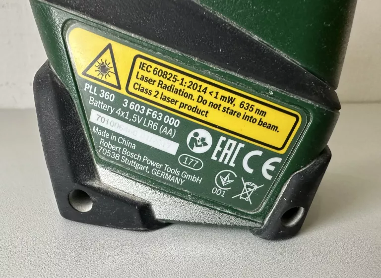 POZIOMICA LASEROWA BOSCH PLL 360 CZERWONY