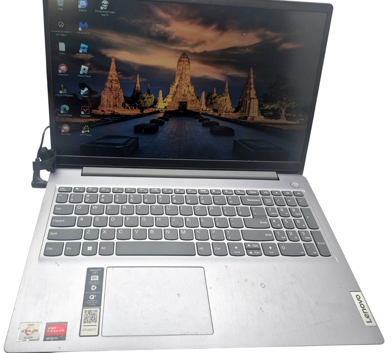 laptop-lenovo-ideapad-3-15ada6-amd-silver-3050u-ram-8gb-windows-11-home-bytomska-12-czeladz