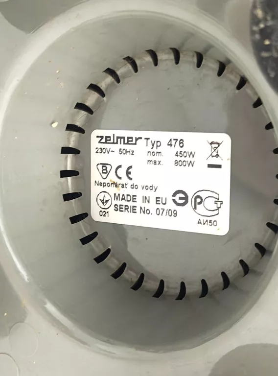 SOKOWIRÓWKA ZELMER PROFESSIONAL ZJE1900X TYP 476