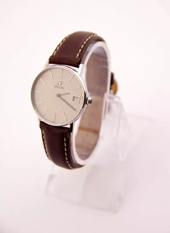 ZEGAREK ENICAR INCABLOC Z DATOWNIKIEM 112-03-06 LIMITED ŁADNY STAN 112/501