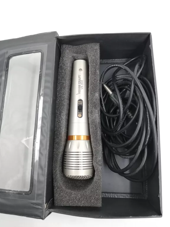 MIKROFON DYNAMICZNY VOICE KRAFT VK-500 KOMPLET
