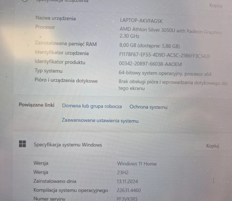 laptop-lenovo-ideapad-3-15ada6-amd-silver-3050u-ram-8gb-windows-11-home-ean-gtin-5715251123563