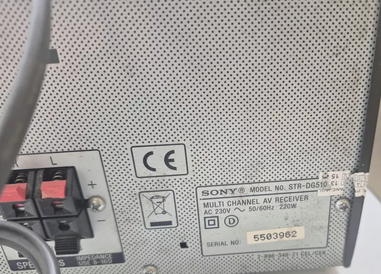 AMPLITUNER SONY STR-DG510