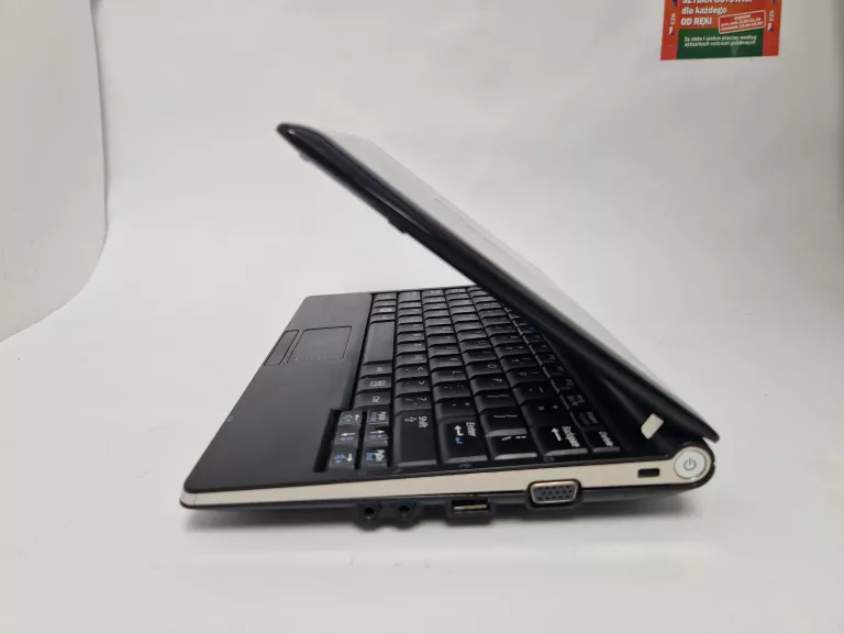 LAPTOP SAMSUNG NC10 2GB/320 GB HDD -BATERIA NIE TRZYMA, BRAK ZASILACZA-
