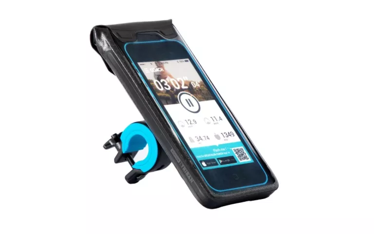 DECATHLON CZARNY 900 L WODOODPORNY UCHWYT ROWEROWY NA SMARTFONA