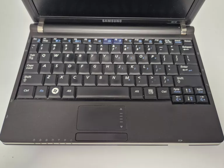 LAPTOP SAMSUNG NC10 2GB/320 GB HDD -BATERIA NIE TRZYMA, BRAK ZASILACZA-