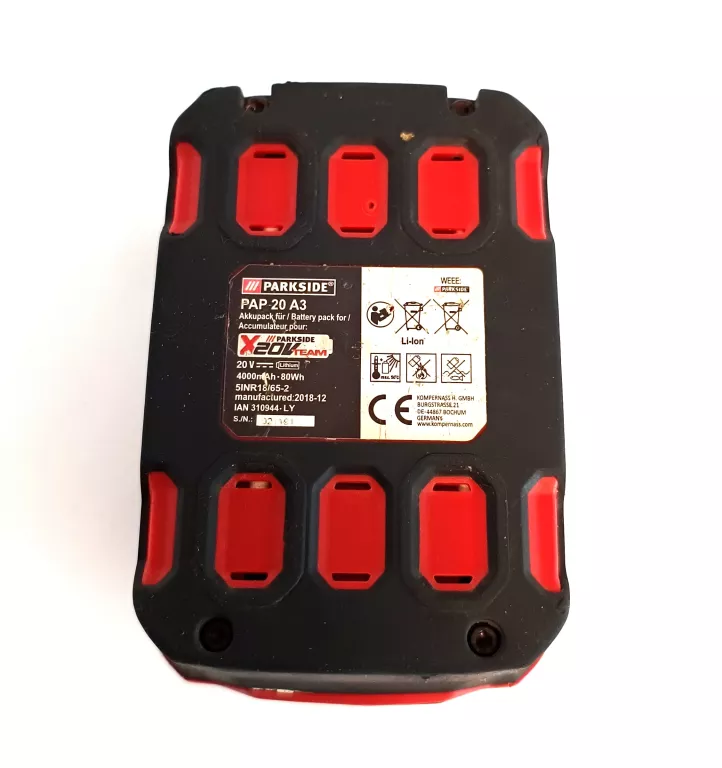 AKUMULATOR PARKSIDE PAP 20V A3 (4,0MAH)
