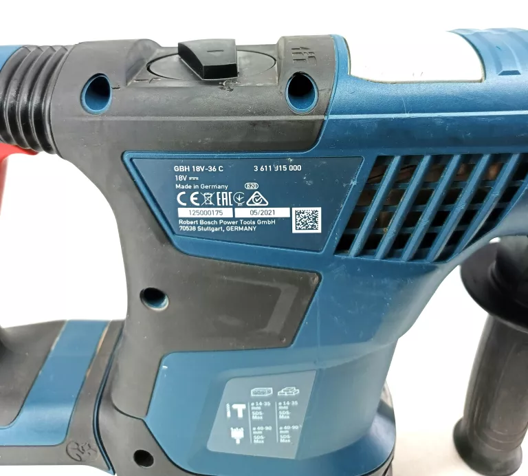 MŁOTOWIERTARKA AKUMULATOROWA BOSCH GBH 18V-36 C SDS MAX BODY