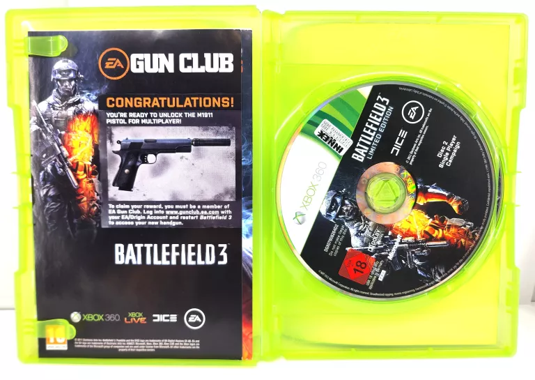 BATTLEFIELD 3 LIMITED EDITION X360