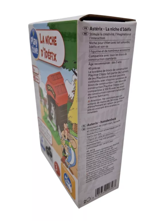 PLAYTIVE KLOCKI ASTERIX I OBELIX, BUDA IDEFIXA, ZESTAW 45 ELEMENTÓW