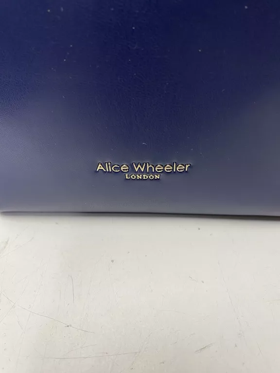 KOSMETYCZKA ELEGANCKA ALICE WHEELER GRANATOWA NIEBIESKA