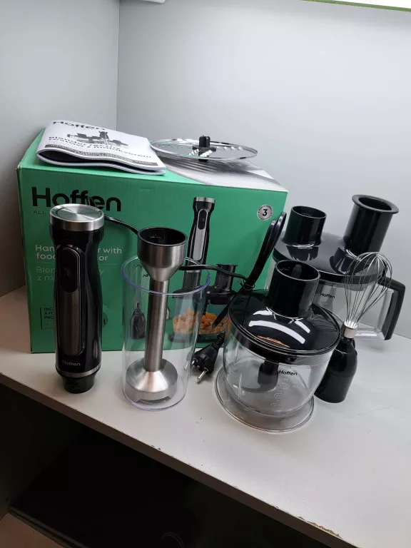 BLENDER HOFFEN RĘCZNY 4W1 STAN IDEALNY!