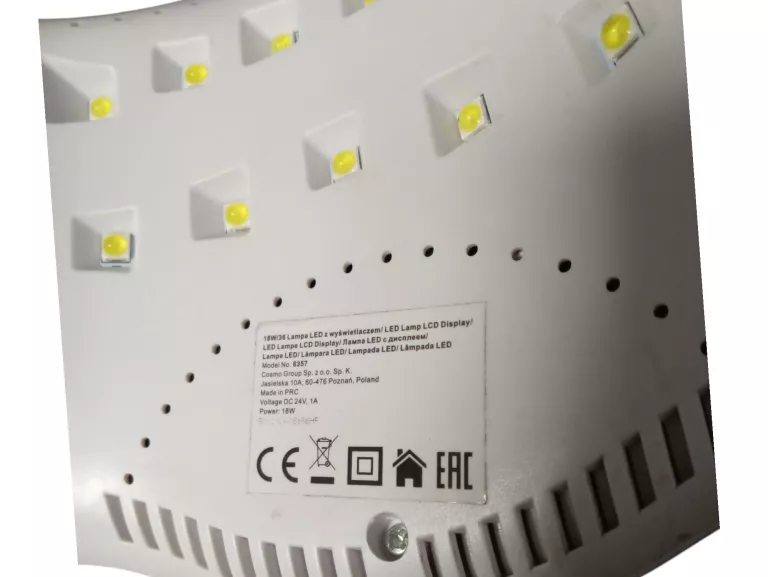 LAMPA DO PAZNOKCI NEONAIL 18W/36 LED LAMP