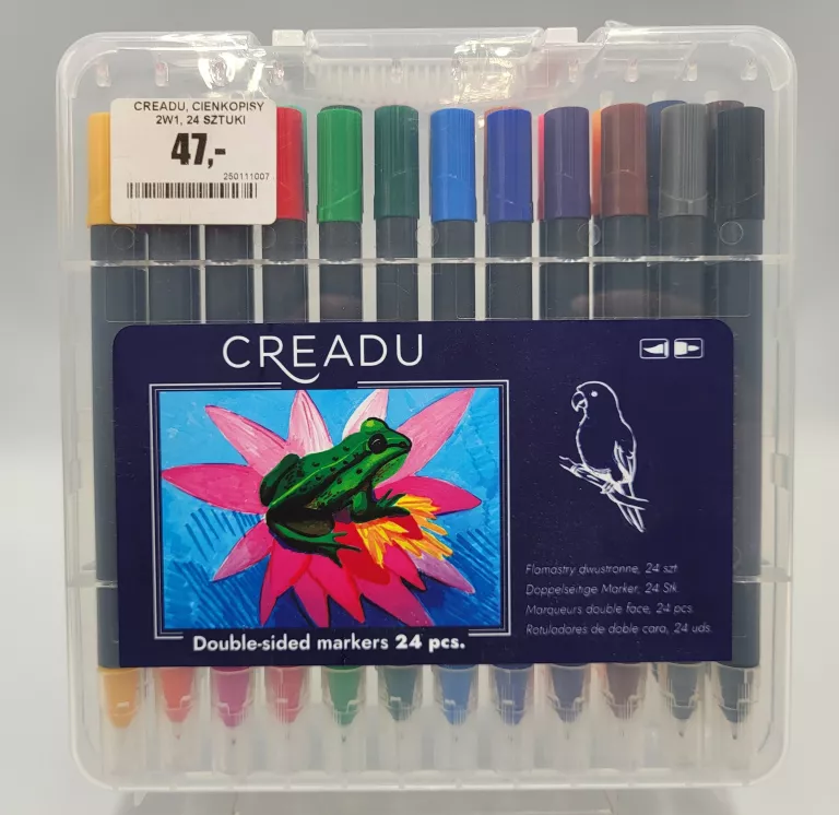 CREADU, CIENKOPISY 2W1, 24 SZTUKI