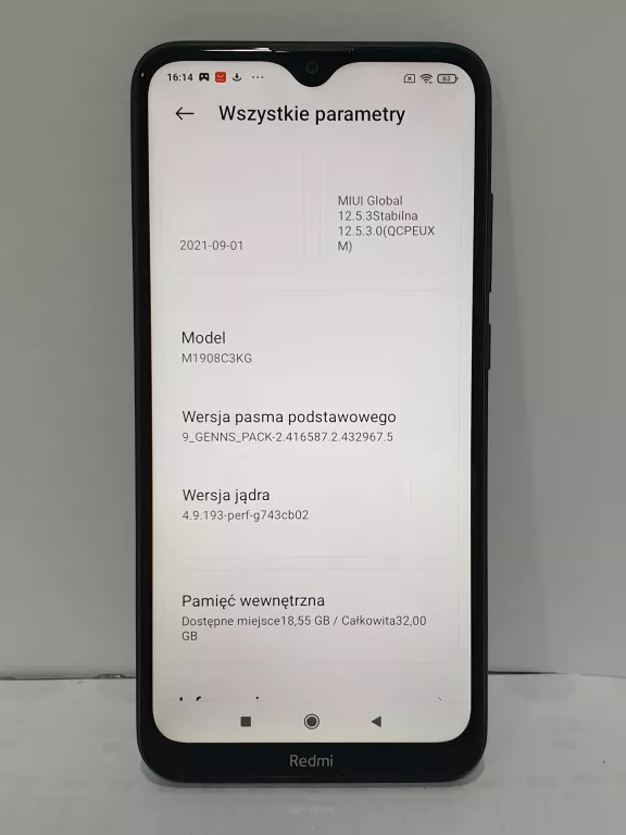 TELEFON XIAOMI REDMI 8A 2/32 GB M1908C3KG